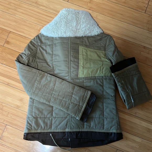 Vintage quilted patchwork jacket By Diesel. - Picture 5 of 9
